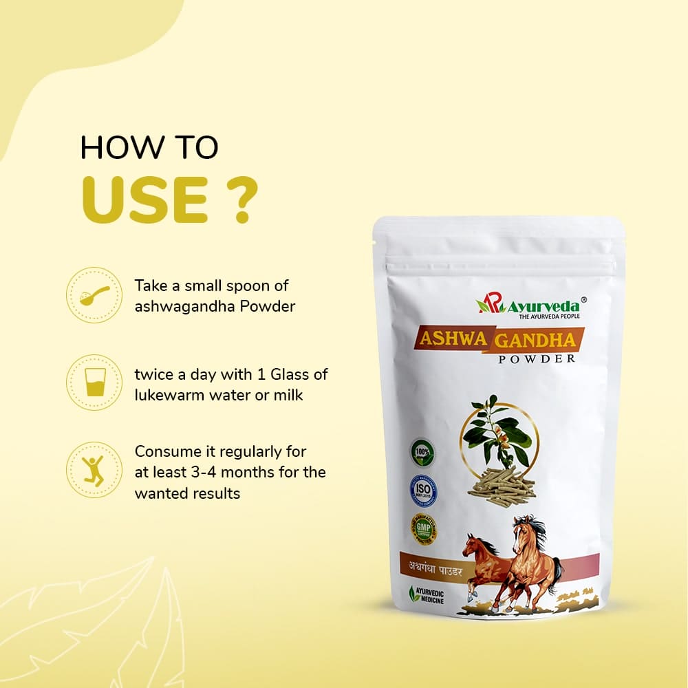 Ashwagandha Powder – Ayurvedic Stress Relief, Immunity & Energy