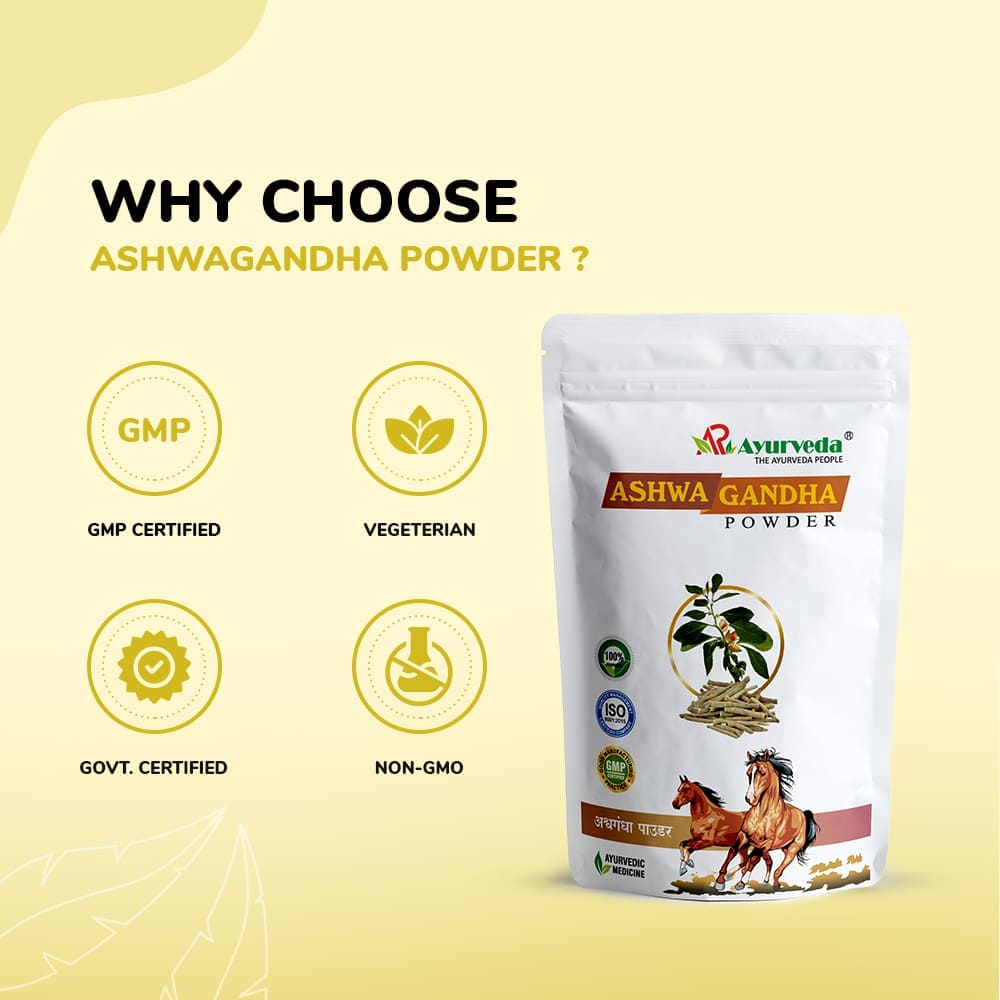 Ashwagandha Powder – Stress Relief, Immunity & Energy