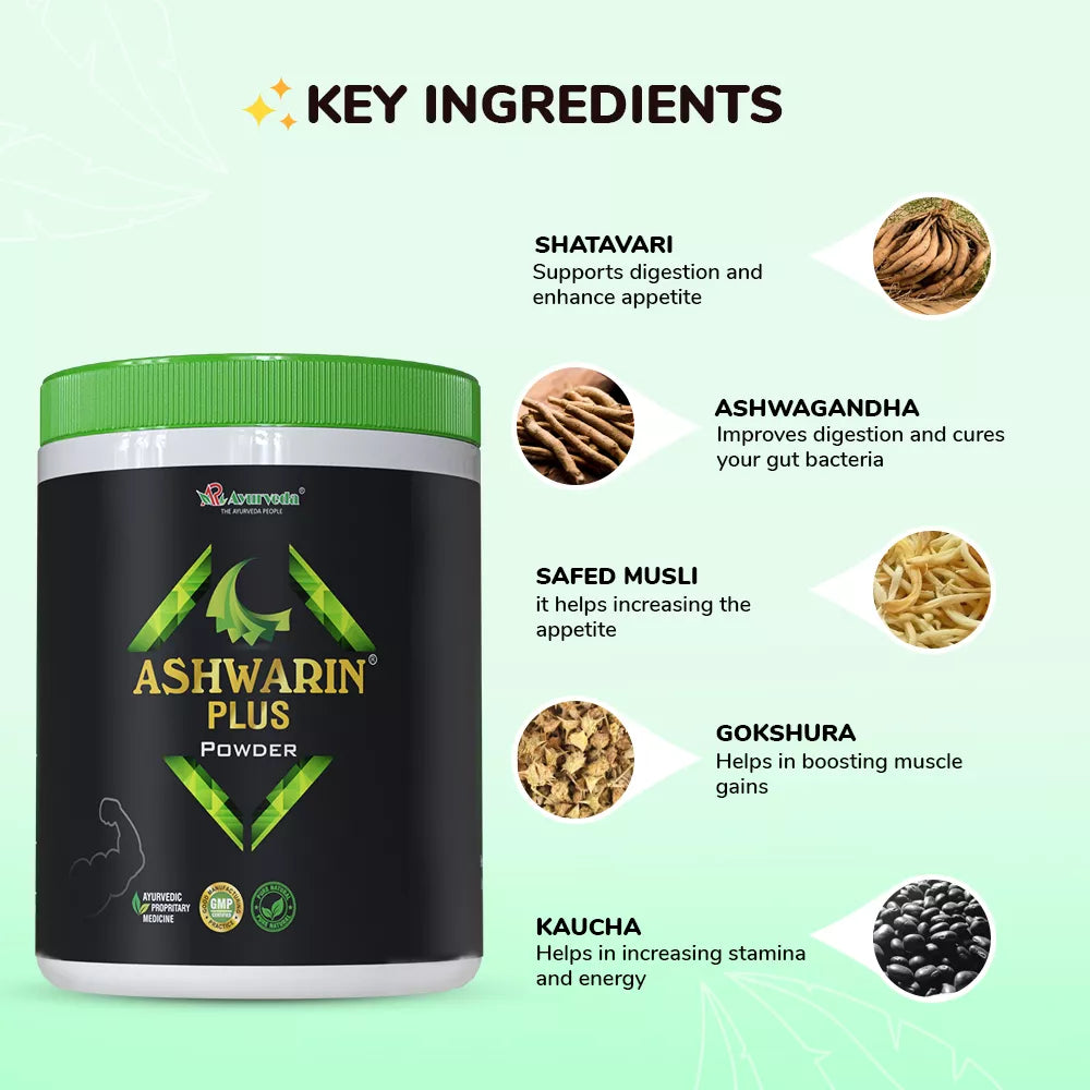 Ashwarin Plus Powder Natural Mass Gainer Powder