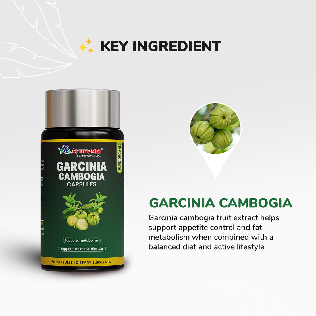 Garcinia Cambogia Capsule- Ayurvedic Weight Loss Capsule