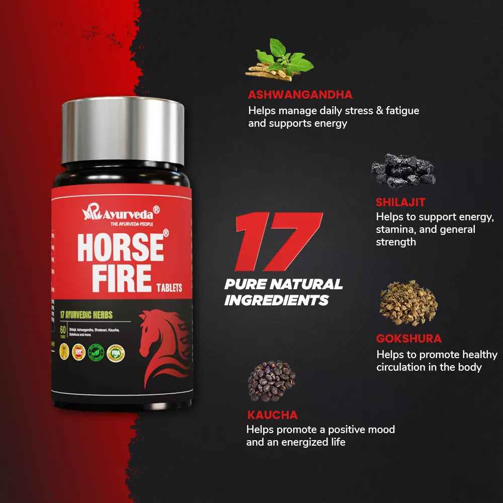 Horse Fire Tablets- Promotes Natural Energy and Daily Wellness