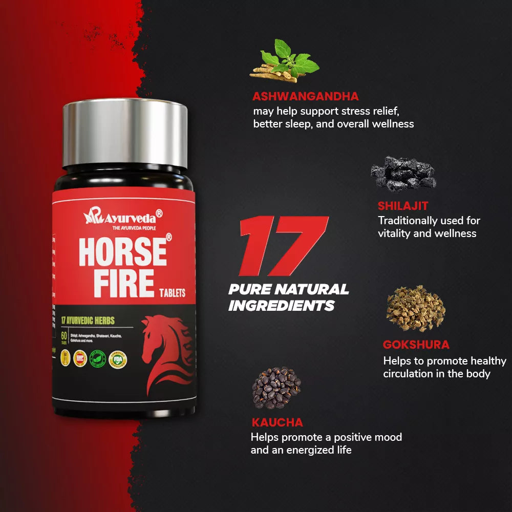Horse Fire Tablets - Promotes Natural Energy and Daily Wellness.