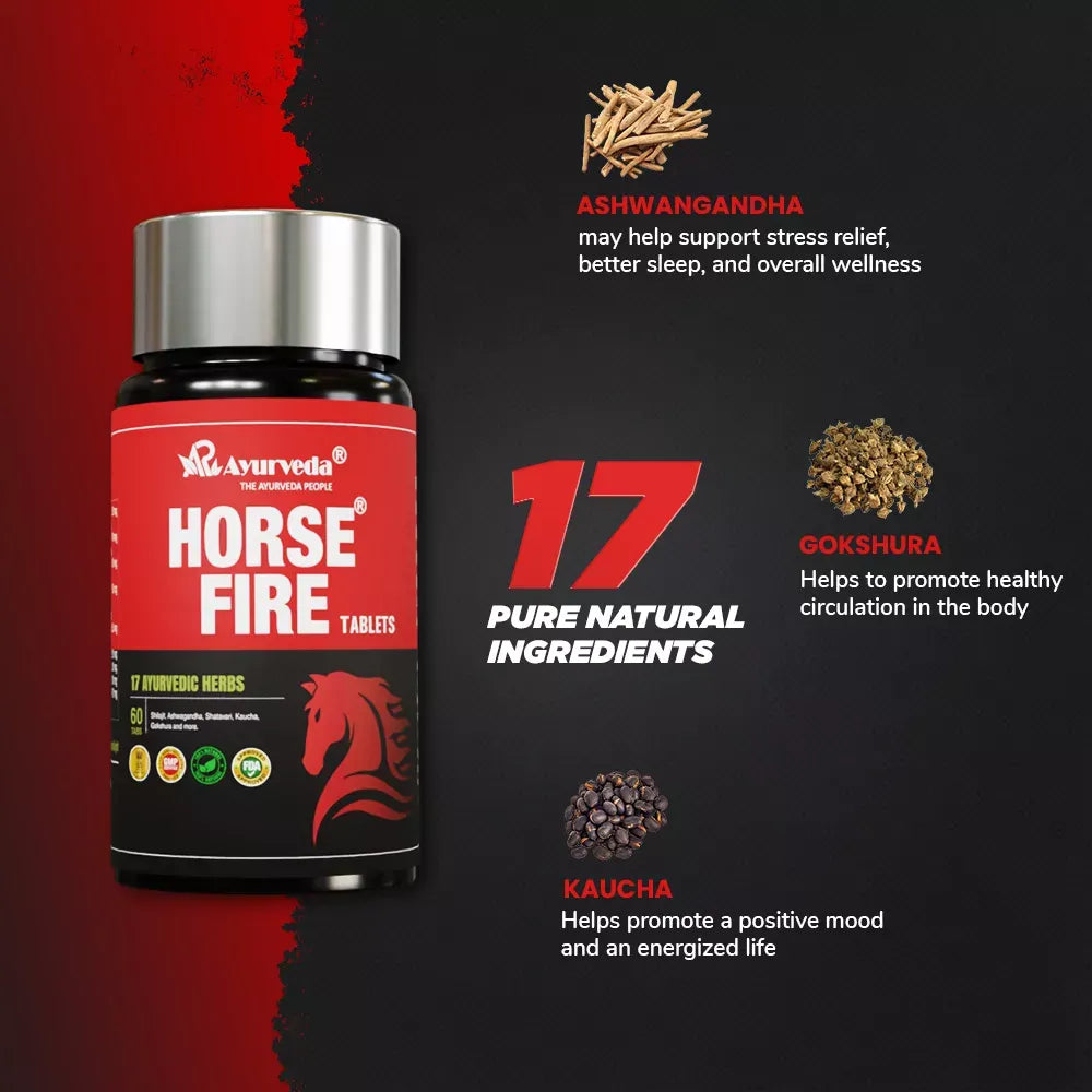 Horse Fire Tablets - Promotes Natural Energy and Daily Wellness.