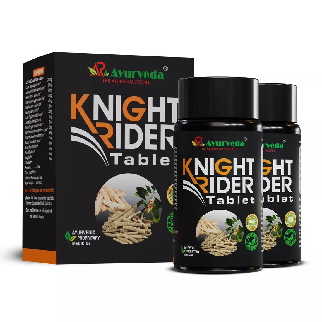 Knight Rider Tablet- Blend of 16 Herbs to Support Strength and Energy