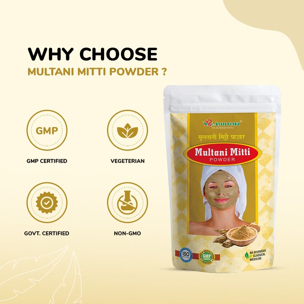 Pure Multani Mitti Powder For Glowing Skin